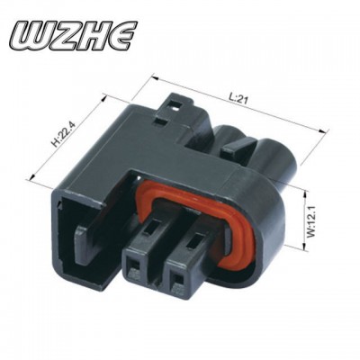 2 Way 1.0 Wire Male Female Auto Connector 15326181